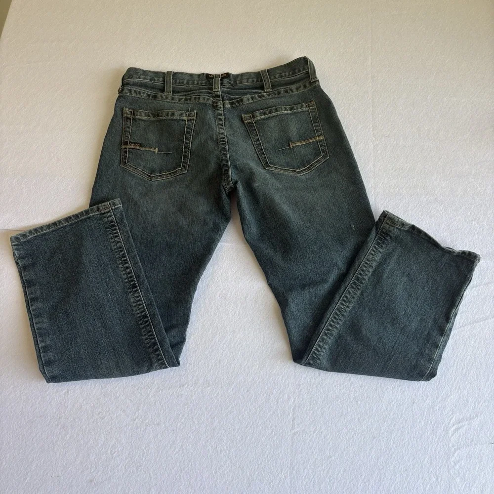 Ariat Rebar M5 Men's Blue Medium Wash Slim Straight Ironside Jeans 34/32